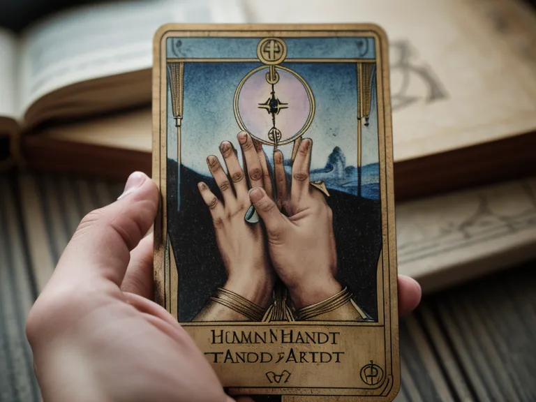Primer plano de una carta del Tarot de Marsella con textura rugosa tradicional.