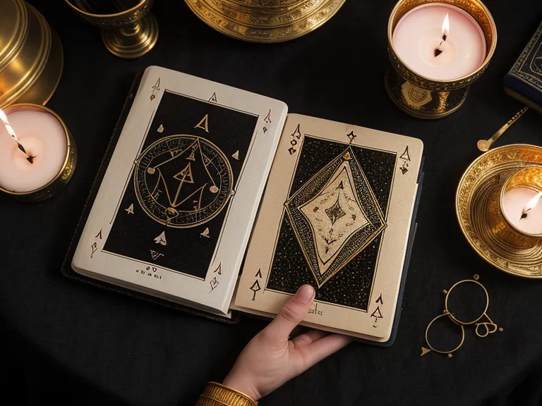 Los 22 Arcanos Mayores de un mazo angelical sobre una mesa de estudio.