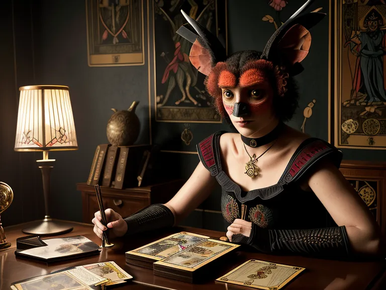 Detalle de cartas del Tarot de Marsella enfocando la dirección de la mirada de los personajes.