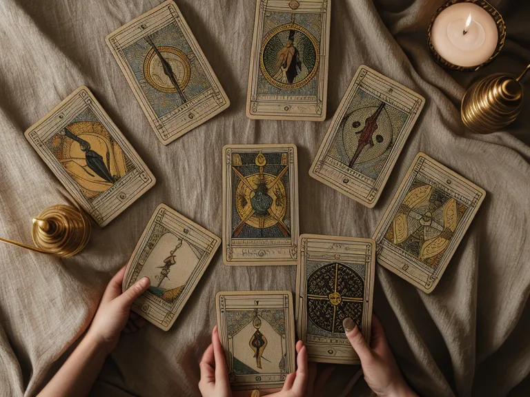 Mazo completo de 78 cartas de tarot angelical extendidas para el estudio analítico de un nivel profesional.