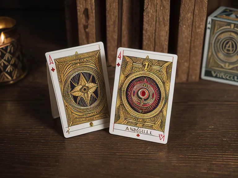 Comparación visual entre una baraja de ángeles de 44 cartas y un tarot de Marsella.